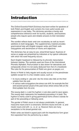 Oxford Essential Polish Dictionary. Polish-English/English-Polish/Polsko-Angielski/Angielsko-Polski - фото 4