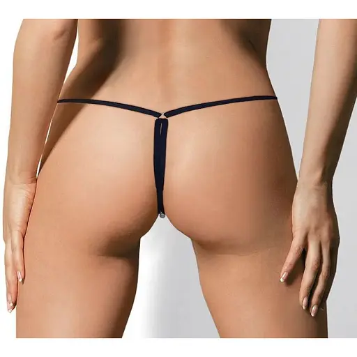 Еротичні жіночі трусики Art of Sex - KаRin Black розмір L-2XL - фото 2