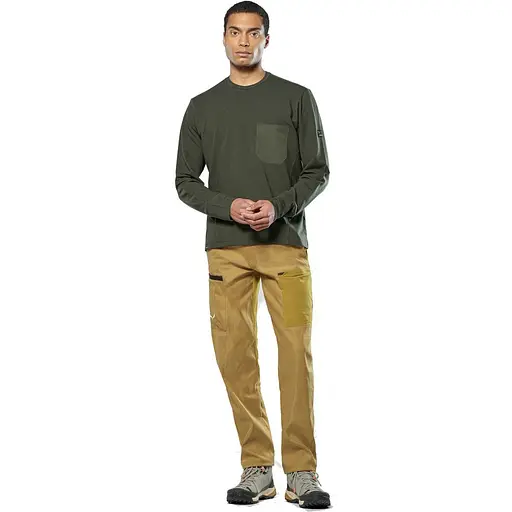 Светр Salewa Fanes Dry Pullover M M Темно-оливковий (1054-013.012.1131) - фото 7