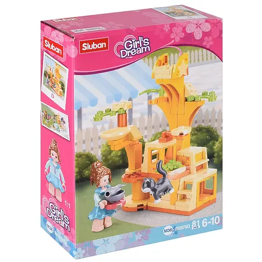 Конструктор SLUBAN Игровая площадка, фигурка, (В ассортименте)