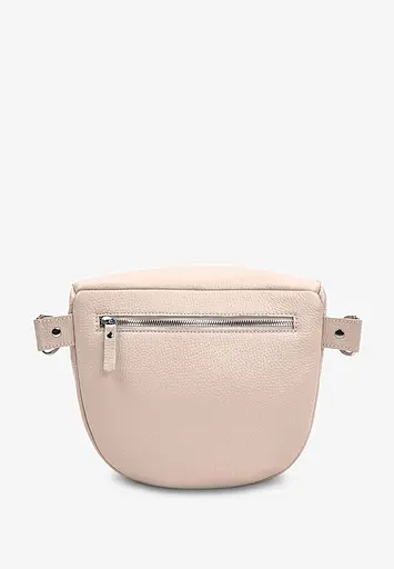 шкіряна сумка поясна-кроссбоді Vacation світло-бежевий флотар - фото 4