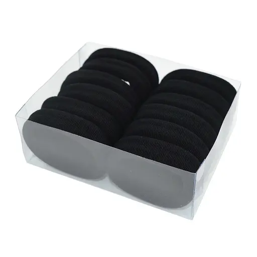 Дитяча резинка для волосся La-beauty 0307-978-2 панчішна, чорна - фото 1