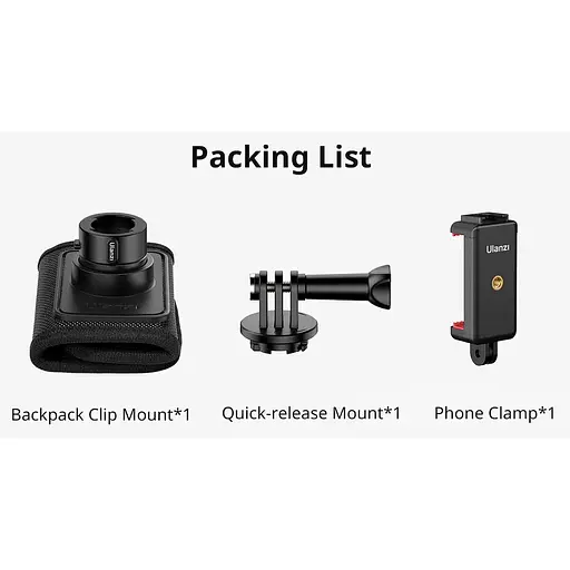 Крепление для экшн-камеры Ulanzi CO62 C064GBB1 (133390) - фото 5