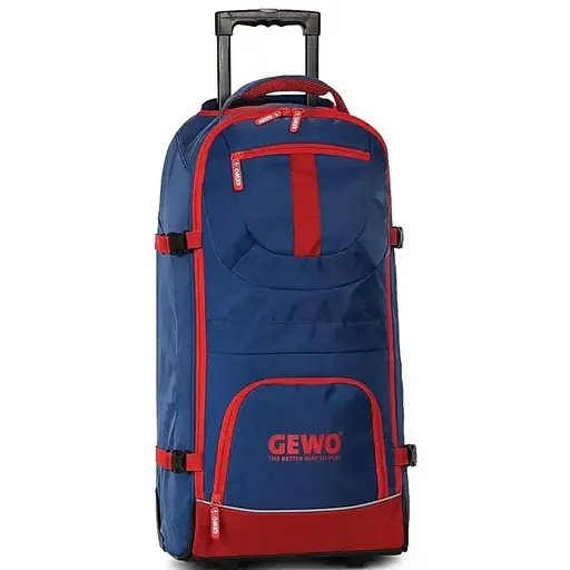 Сумка дорожная на колесах Gewo Trolley M Rocket blue/red (101266530) - фото 1