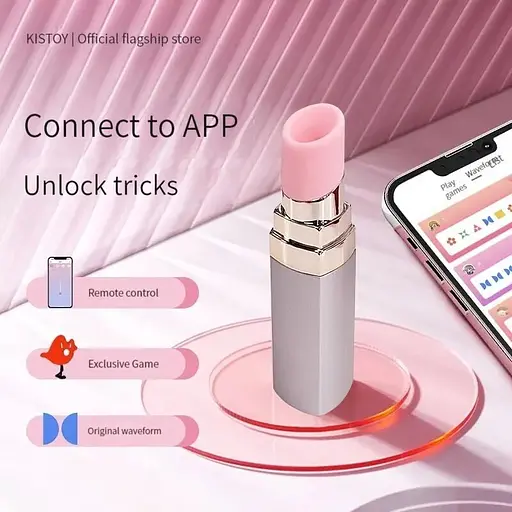 Вакуумный стимулятор помада KisToy Bobo - фото 5