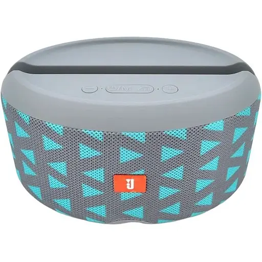 Колонка F22 Bluetooth 4.1 до 10m, 2х4W, 4Ω, 1200mAh, ≥90dB, TF card/USB, DC 5V, Blue - grey - фото 1