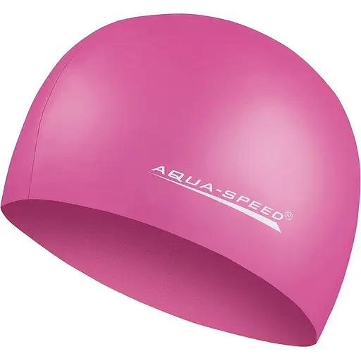 Шапочка для плавания Aqua Speed Mega Темно-розовый (1000-100-27)