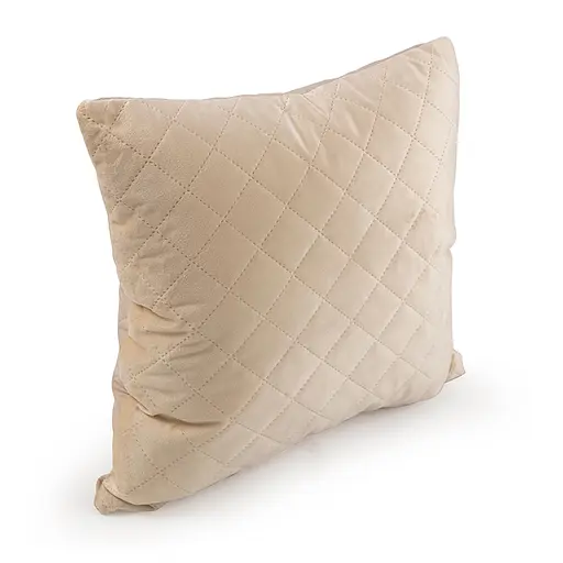 Подушка Руно 40х40 декоративна Velour "Beige ромб" 311.55_Beige ромб
