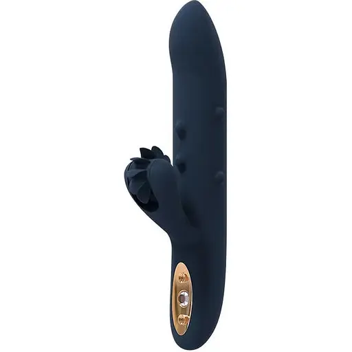 Вібратор-кролик Dreamtoys Athena 23 см синій
