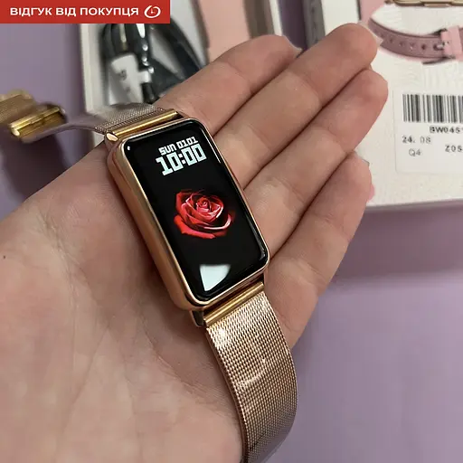 Часы Smart Mioband Nano+ Gold, 2 ремешка - фото 19