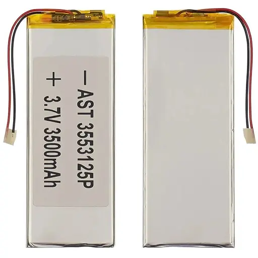 Акумулятор 3553125P універсальний з контролером, 3 х 47 х 126 мм (3500 mAh)/ для планшета