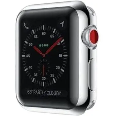 Чохол-накладка DK Silicone Face Case для Apple Watch 42mm (silver)