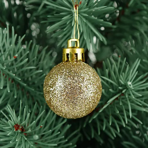 Набір куль Anhui Tianhui Ялинка 3 см 17 шт. (951681) - фото 3