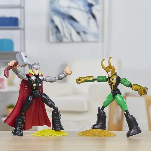 Игровой набор Hasbro Marvel Avengers Bend and Flex Tour vs Loki (F0245) - фото 7
