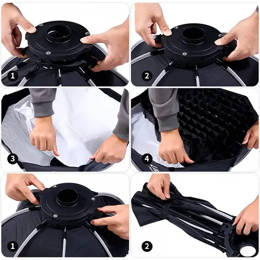 Софтбокс Ulanzi DS60 L067 60cm Bowens [126669] - фото 9