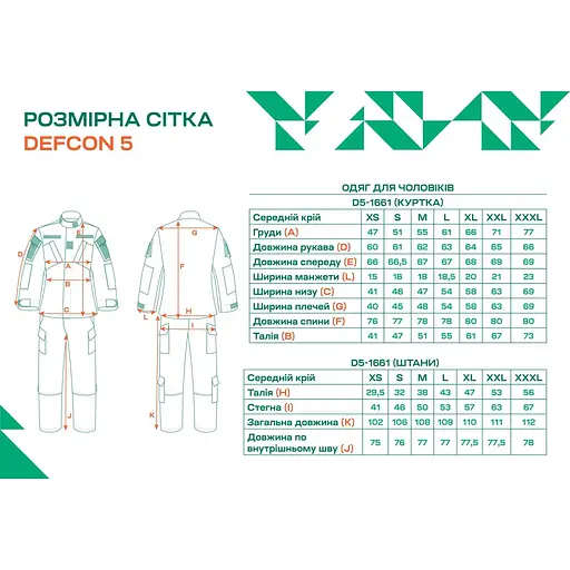 Костюм Defcon 5 Military BDU Polycotton Rip-Stop New XL Multicam - фото 2