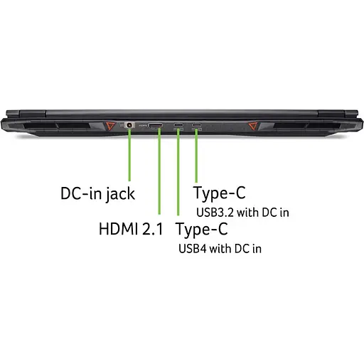 Ноутбук Acer Игровой 18'' Nitro 18 AI AN18-61, WQXGA IPS 165, процессором AMD Ryzen™ Al 7350 (16M Cache, up to 5.0 GHz), 16GB DDR5, 1TB SSD, GeForce RTX 506 - фото 14