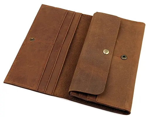 Человек кожаный кошелек Vintage 19x10 см acs0016970 - фото 5