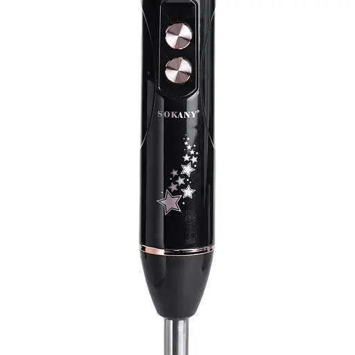 Блендер ручной погружной Sokany SK-02012B 4 в 1 600 Вт с венчиком измельчителем Черный - фото 3