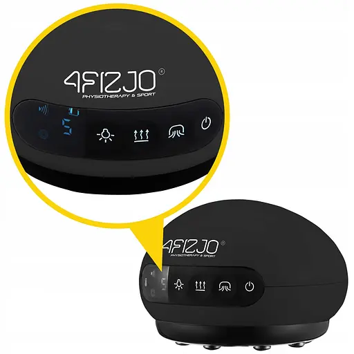 Массажная вакуумная банка 4FIZJO аккумуляторная с ИК прогревом 4FJ0517 Black (P-5907739318695) - фото 4