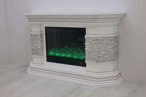 Електричний камін Palermo Bluetooth звук потріскування дров 1500Вт (10080119) - фото 9