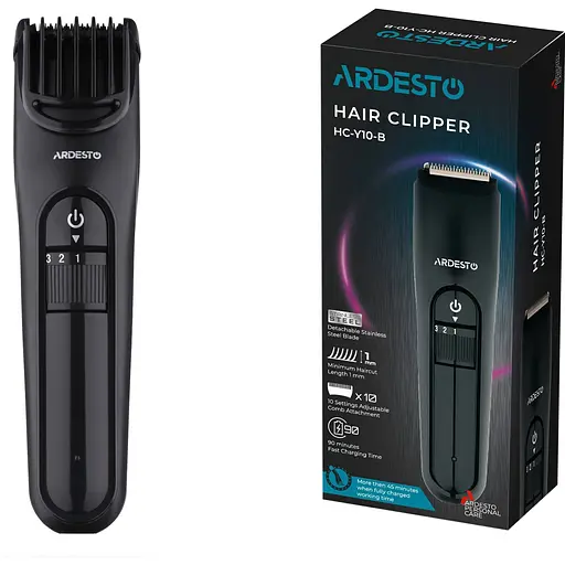 Машинка для стрижки Ardesto HC-Y10-B Black [150961] - фото 7