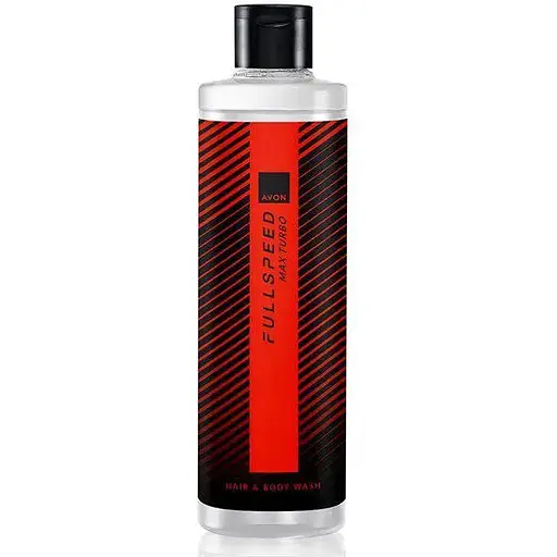 Шампунь-гель для душу для чоловіків Avon Full Speed ​​Max Turbo 250 мл (158511253) - фото 1