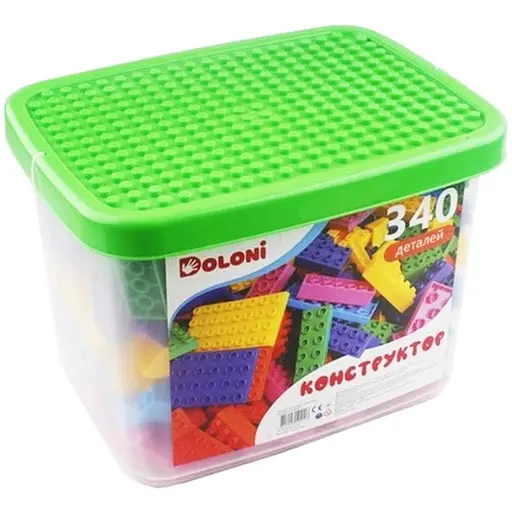 Детский Конструктор Doloni 013888/27 большой 340 деталей - фото 1