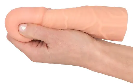 Насадка на пеніс Nature Skin Extension Sleeve 15,5 см (тілесний) - фото 22