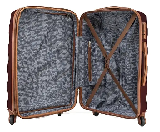 Валіза Semi Line 24" (M) Burgundy (T5708-2) (DAS302913) - фото 4