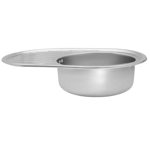 Кухонная мойка Kroner KRP Satin-7750 (0,8 мм) CV022788, Satin - фото 4