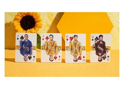 Карти гральні United States Playing Card Company Van Gogh Playing Cards - Sunflowers Borderless (PC_VGSB) - фото 5
