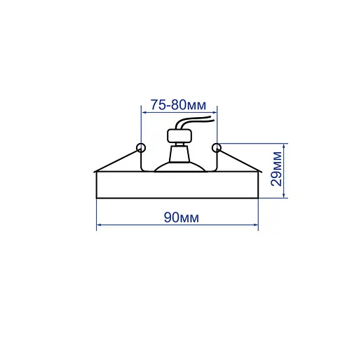 Вбудований поворотний світильник Feron DL0375 під лампу чорний - фото 2