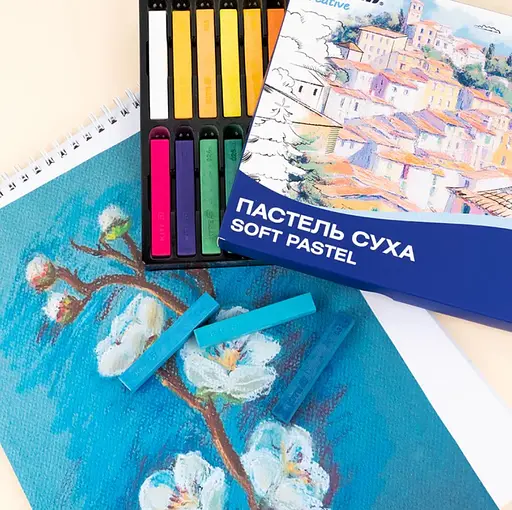 Пастель суха Kite Creative 24 кольорів (K-201-24) - фото 4