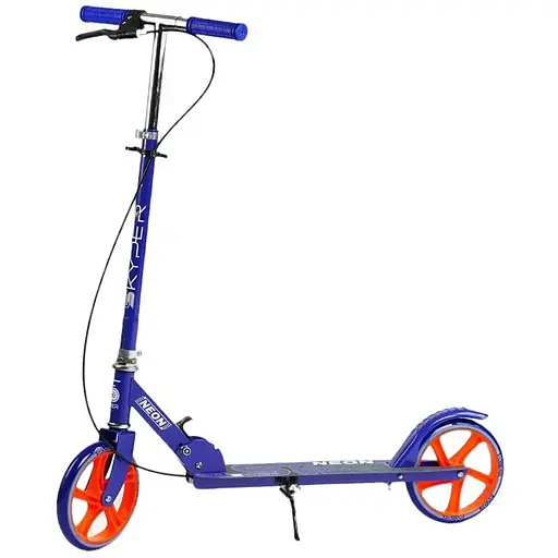Самокат Skyper Neon 77-102х52х10 см Синій 000283530