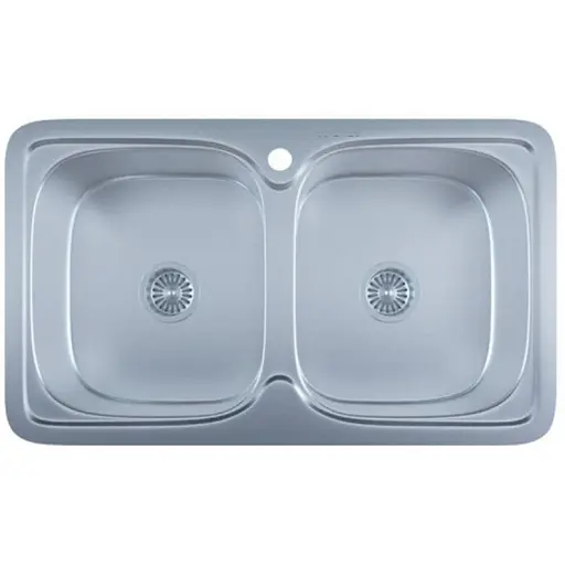 Кухонная мойка WEZER 7848(0,8)S/D 1037512 - фото 1