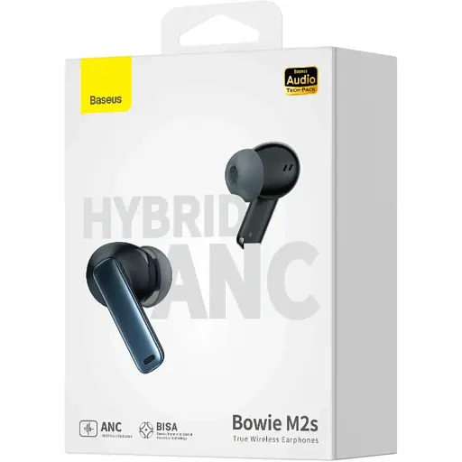 Навушники Baseus Bowie M2s True Wireless Earphones Cluster Black - фото 2