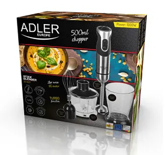 Занурювальний блендер Adler AD 4607 + набір - фото 7