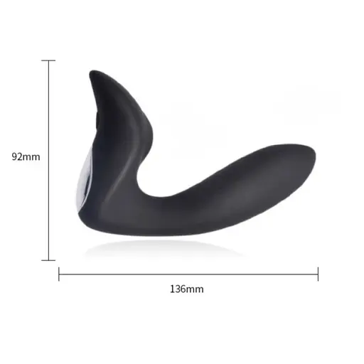 Масажер простати I’MCUM Pulse Rider 12 режимів вібрації Чорний (IM-KGS007) - фото 2