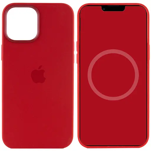 Чехол Silicone case AAA with Magsafe and Animation для Apple iPhone 12 Pro Max 6.7 Красный/Red