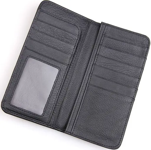 Мужской кожаный кошелек Vintage 9х18 см acs0015347 - фото 7