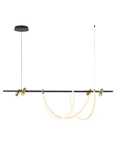 Люстра Zuma Line 2200277L Balbo Led 5x60+7.5W 3000K-6000K 5000Lm IP20 - фото 1