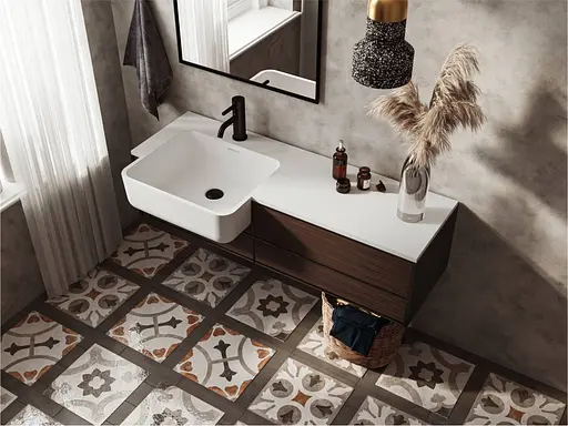 Умивальник Miraggio Fontana L глянцевий 0000518, Білий - фото 3