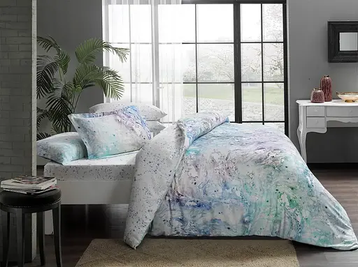 Постільна білизна Axel Turqoise Сатин-Digital Tac pbe0051667 - фото 1