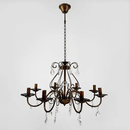 Вишукана люстра-підсвічник на 8 ламп у корпусі Ø 70 см | Арт. 6216/8 | Line F - фото 1