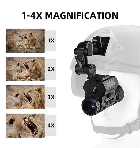 Монокуляр ночного видения NVG50 Pro + Wilcox L4G24 + мост (до 600м в темноте) - фото 8