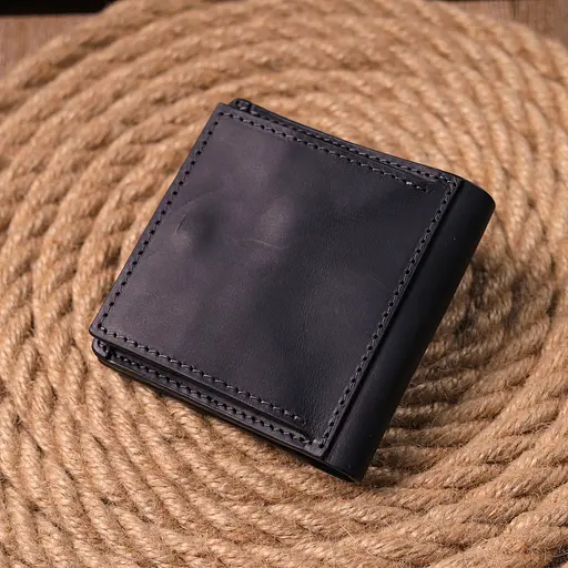 Кожаный кошелек Grande Pelle 9.5х10х1.5 см acs0023999 - фото 7