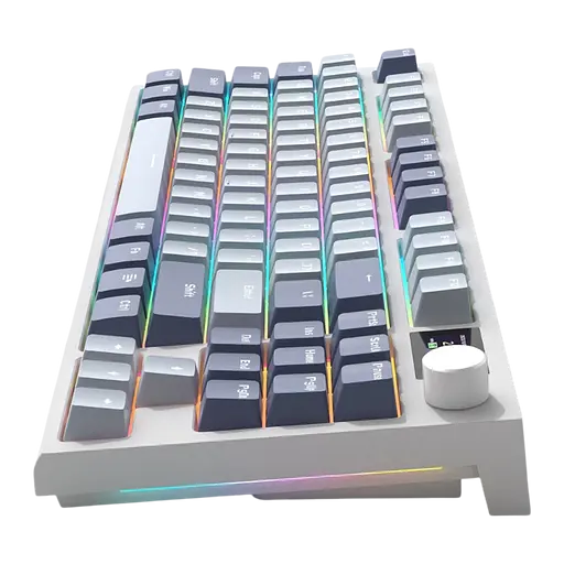 Клавиатура Attack Shark K86 RGB Retro Blue - фото 3