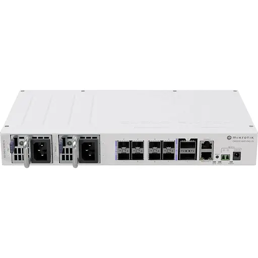 Коммутатор Mikrotik CRS510-8XS-2XQ-IN, 2x100G, 8x25G SFP28, 1x100Mbit Eth port for management, Router