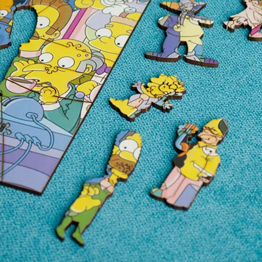 Пазл деревянный Симпсоны, А3, 200 элементов, Деревянная коробка - фото 4